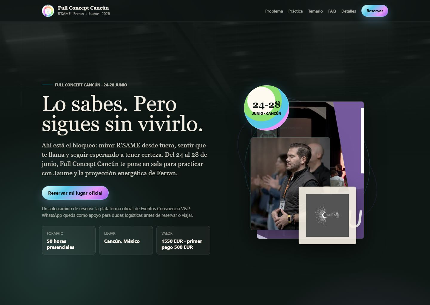 Full Concept Cancun concept page